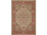 Traditional Runner Rug in Beige 3 ft. L x 2 ft. W