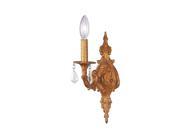 Jubilee Collection 820001 Wall sconce 1 arm Scroll Antique Gold