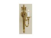 Crystorama Arlington Solid Cast Ornate Wall Sconce 7001 RB