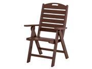 Eco friendly Highback Chair in Mahogany