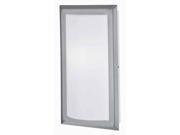 Lite Source Wall Sconce Polished Steel White Acrylic Shade LS 16911