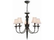 Lite Source Grace Chandelier Dark Bronze C71038