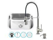 Undermount Stainless Steel Kitchen Sink and Faucet Set