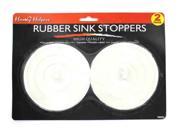 Rubber Sink Stoppers Set of 24