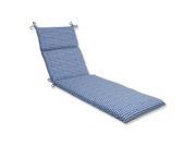 Outdoor Seeing Spots Navy Chaise Lounge Cushion