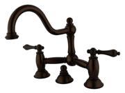 RESTORATION BRIDGE LAVATORY FAUCET Oil Rubbed Bronze Finish