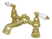 ENGLISH HERITAGE LEG TUB FILLER Polished Brass Finish