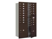 Double Column Front Loading 4C Mailbox in Bronze