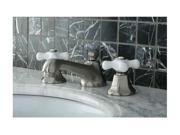 Kingston Brass KS4468PX Two Handle 8 in. to 16 in. Widespread Lavatory Faucet with Brass Pop up