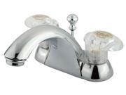 Kingston Brass KB2151 Two Handle 4 in. Centerset Lavatory Faucet with Retail Pop up