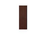 Salsbury 22245MAH Double End Side Panel For 21 Inch Deep Extra Wide Designer Wood Locker Without Sloping Hood Mahogany
