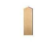 Salsbury 22246MAP Double End Side Panel For 21 Inch Deep Extra Wide Designer Wood Locker With Sloping Hood Maple