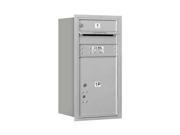 Single Column 4C Horizontal Mail Box in Aluminum