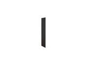 Salsbury 33335BLK Side Panel For 21 Inch Deep Designer Wood Locker Without Sloping Hood Black