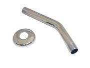 8 in. Shower Arm with Flange Chrome