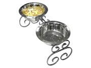 3 Quart 10 in. Tall Elevated Dog Feeder