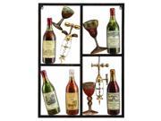 Metal Wine Decor Shows Style Of Life by Benzara