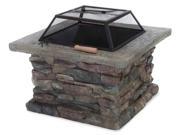 Natural Stone Square Fire Pit