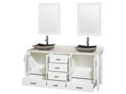 Eco friendly Double Bathroom Vanity with Drawers