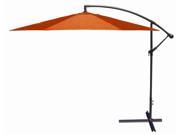 Offset Umbrella with Orange Canopy