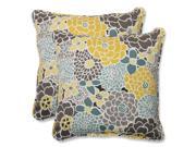 Outdoor Full Bloom 18.5 inch Throw Pillow Set of 2