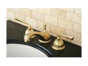 Kingston Brass KS3962ZL Two Handle 8 to 16 Widespread Lavatory Faucet with Bra