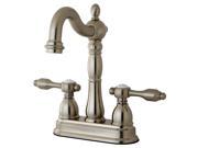 Kingston Brass KB1498TAL Tudor 4 Center Bar Faucet