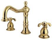 Widespread Lavatory Faucet in Polished Brass