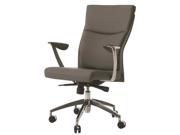 Office Chair with Gray Upholstery