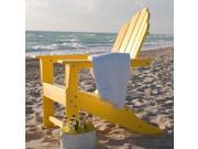 16 in. Eco friendly Adirondack Chair in Lemon