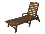 Eco friendly Chaise with Arms in Teak