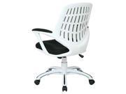 Office Chair in Black Mesh Fabric