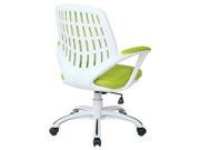 Office Chair in Green Mesh Fabric