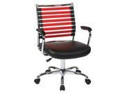 Office Chair in Black and Red