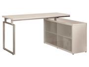 L Shaped Desk in White