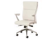 Office Chair with Ivory Upholstery