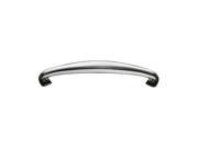 Saddle Pull Drawer Handle in Chrome Finish Set of 10 5.12 in.