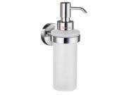 Home Wall Frosted Glass Soap Dispenser