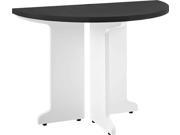 Pursuit Peninsula Desk Table in White and Gray