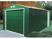 Imperial Metal Garage in Green 12 ft. L x 32 ft. W