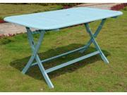 Chelsea Dining Table in Sky Blue Finish