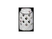 Tall Cylindrical Lantern in Gloss White