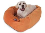 Dog Bagel Bed in Orange