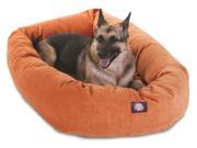 Dog Bagel Bed in Orange