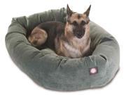 Dog Bagel Bed in Azure