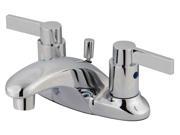 Kingston Brass KB8621NDL Two Handle 4 Centerset Lavatory Faucet with Brass Pop