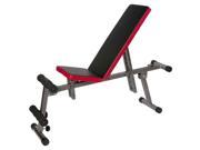 Weight Bench in Black and Red