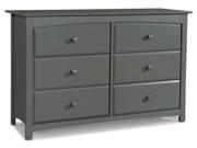 Kenton 6 Drawer Dresser in Gray Finish