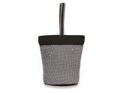 Razz Lunch Tote in Hounds Tooth Pattern