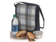 Galaxy Lunch Bag in Varsity Plaid Pattern